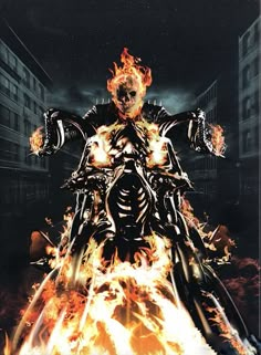 the movie poster for ghost rider