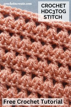 the crochet afghan stitch is shown with text that reads, free crochet pattern