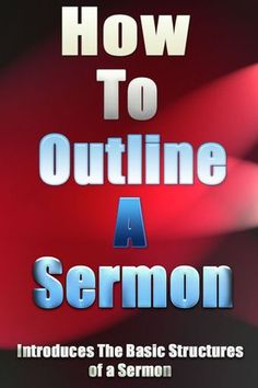 the title for how to outline a sermon