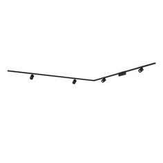 This ceiling track lighting kit in black includes four cylinder spotlights, four 39.4 inch rails, a PSU that sits in between two rails, and connectors to create an L shape that turns to the left. Philips Hue, Hue Philips, Security Cameras For Home, Smart Lighting, Floor Lights, Recessed Lighting, Table Lamp Lighting, L Shape, String Lights