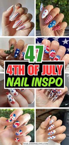 July 4th nails designs independence day Nail Designs Fourth Of July, Fourth Of July Nails Gel, Diy 4th Of July Nails, Nails Acrylic Diy, July Summer Nails, Fourth Of July Nails Acrylic, Nail Designs 4th Of July, Nails Fourth Of July, 4th Of July Nail Ideas