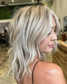 Mid Length Hairstyles For Thinning Hair, Medium Thinning Hairstyles, Choppy Blonde Hair Medium, Midlength Haircuts For Thinning Hair, Medium Length Hairstyles For Thinner Hair, Best Hairstyles For Women 2023, Soft Undercut Medium Hair, The C Cut Hair, Choppy Layers Medium Hair