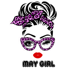 May Girl Svg, Birthday Svg, Born In May Svg, Girl Born In May Svg, May Girl Svg, May Svg, May Birthday Svg, Girl With Bun Svg, Girl With Glasses Svg, Girl Gifts Svg, Birthday Gifts Svg, Birthday Party Svg, Happy Birthday Svg, svg cricut, silhouette svg files, cricut svg, silhouette svg, svg designs, vinyl svg