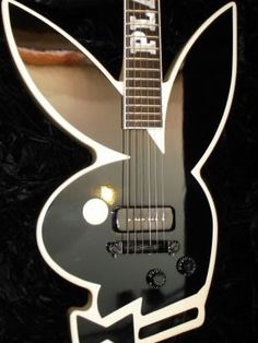 an electric guitar that is shaped like a bunny