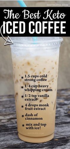 the best iced coffee recipe for cold weather is in this cup and it's ready to be eaten