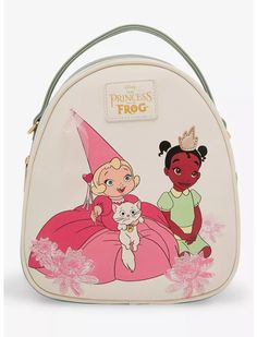 Disney The Princess and the Frog Young Tiana & Charlotte Portrait Mini Backpack - BoxLunch Exclusive Tiana And Charlotte, Disneyland Backpack, Frog Box, Loungefly Purse, Disney Bags Backpacks, Frog Costume, Princesa Tiana, Disney Purse, Cute Mini Backpacks