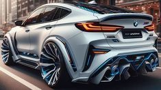 the bmw concept car is shown in this image