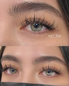 Lash Extension On Hooded Eyes, Lash Extensions Styles Simple, Anime Lashes Wink Bar, Whisky Natural Lash Extensions, Upturned Eyes Lash Extensions, Eyelash Extensions Doe Eye, Natural Looking Hybrid Lashes, False Lash Extensions, Extension Lashes Natural