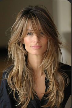 Long Hair Trends, Layered Hair With Bangs, Layered Haircuts For Medium Hair, Long Layered Haircuts, Haircuts For Medium Hair, Long Hair With Bangs, Long Layered Hair, Haircuts For Long Hair