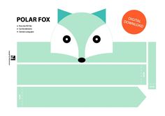 an image of a box with a fox on it's face and the words polar fox