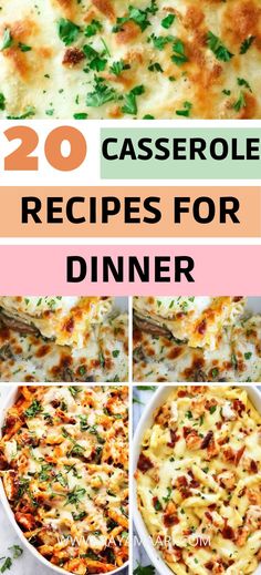 the best casserole recipes for dinner