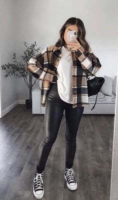 Look Legging, 일본 패션, Winter Fashion Outfits Casual, Trendy Fall Outfits, Causual Outfits, Business Outfit, Cute Fall Outfits, Soft Grunge, Casual Winter Outfits