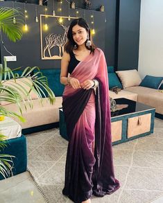 Saree Wearing Styles, Simple Saree Designs, Fashionable Saree Blouse Designs, Patola Saree, Fancy Sarees Party Wear, Desi Fashion Casual, Simple Sarees, Saree Designs Party Wear, Ready To Wear Saree