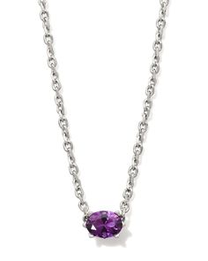 Gift them a timeless pendant that adds a personal meaning to their jewelry collection. The Cailin Silver Pendant Necklace in Purple Crystal—a February birthstone-inspired shade—lets you celebrate each year’s successes and embrace the excitement of what’s to come. Metal Rhodium Over Brass Material Purple Crystal Closure Spring Ring Clasp Size 16" Chain With 3" Extender, 0.37"L X 0.24"W PendantDue to the one-of-a-kind nature of the medium, exact colors and patterns may vary slightly from the image Purple Metal Crystal Necklaces As Gift, Purple Metal Crystal Necklaces For Gifts, Purple Faceted Crystal Necklaces For Gifts, Nickel-free Amethyst Crystal Necklaces As Gift, Nickel-free Purple Crystal Necklaces As Gifts, Icon Jewelry, Beauty Gift Card, Solitaire Necklaces, Stone Collection