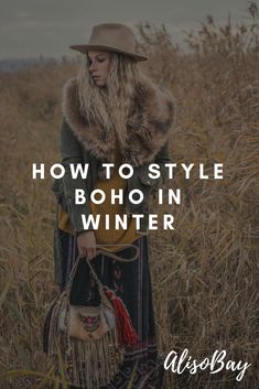 Boho Style Outfits Winter, Winter Boho Outfits, Stile Hippie Chic, Winter Hippie, Look Hippie Chic, Boho Fashion Winter, Boho Winter Outfits, Stile Boho Chic, Look Boho Chic