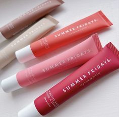 Summer Friday Lip Balm, Summer Fridays Lip, Lip Butter Balm, Summer Friday, Preppy Makeup, Sephora Skin Care, Best Lip Balm, Perfect Skin Care Routine