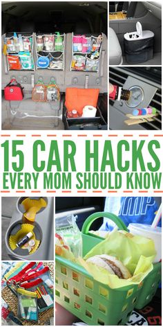 car hacks every mom should know about in the garage and on the road with their kids