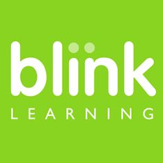 blink learning logo on a green background