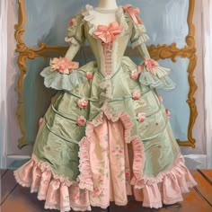 Made with museum-grade paper (175gsm fine art paper). Available in multiple sizes, each poster is printed with top-tier pigmented archival inks for a stunning end result. Rococo Fashion Aesthetic, Soft Pink Aesthetic Room, Modern Rococo Fashion, Coquette Living Room, Rococo Outfit, Pink Aesthetic Room Decor, Pink Aesthetic Room, Living Room Victorian, Soft Vintage Aesthetic