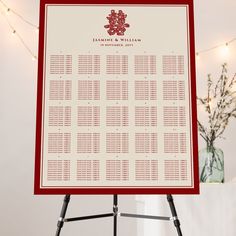 Elegant double happiness design in traditional calligraphy writing, with a red or ivory white/cream/beige floral paper cut pattern chinese wedding seating chart foam board.

A romantic and classy asian themed wedding design for the modern chinese couple.

The double happiness is a very auspicious and good luck symbol used in all oriental weddings and celebrations.

The background can be changed to any color of your choice. All text is editable.

Designed / original artwork by fat*fa*tin. Easy to Asian Themed Wedding, Red Chinese Wedding, Happiness Design, Chinese Couple, Traditional Calligraphy, Luck Symbol, Good Luck Symbols, Calligraphy Writing, Edit Design