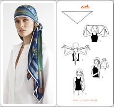 Wearing A Scarf, Scarf Knots, Head Wrap Styles, Hair Wrap Scarf, Hair Scarf Styles, Mode Turban, Ways To Wear A Scarf, Head Scarf Styles, How To Wear A Scarf