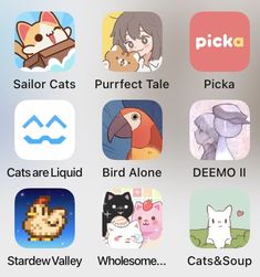 Cute Mobile Games, Cute Games To Download, Kawaii Games App, Iphone Games Apps, Aesthetic Apps Games, No Wifi Games, Suggested App, Game Cute, App Store Games