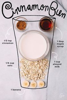 an image of some food on a table with information about the ingredients and how to use it