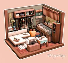 Cluttered Room, Sims4 House, Best Rooms, Japanese Apartment, Crowded Room, Nick Nacks, Sims 4 House Plans, Sims 4 House Building