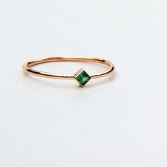 Not used to wearing jewelry? Don't get caught up in carat envy! If you want something petite and demure to go with your active lifestyle, find an engagement ring that is ultra-thin with a tiny stone like this minimalist emerald gemstone ring with a rose gold band. Pear Shaped Topaz Ring, Tiny Engagement Rings, Ruby Engagement Ring Set, Engagement Ring Ideas, Instagram Ring, Wearing Jewelry, Black Gold Jewelry, Gold Diamond Wedding Band