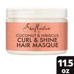 Shea Moisture Curl & Shine hydrating hair mask and deep conditioner is blended with moisture-rich Fair Trade & Organic Shea to deeply moisturize, soften and smooth dry hair cuticle. A fan-favorite for decades, Shea Moisture's Curl & Shine natural hair mask combines its much-loved Shea Butter with ingredients like Coconut Oil, Silk Protein and Neem Oil to offer intense shine and definition to dry, brittle natural hair. Our curly hair products found in our Coconut & Hibiscus collection offers this Shea Butter Hair Mask, Shea Moisture Coconut, Overnight Hair Mask, Deep Hair Conditioner, Coconut Hibiscus, Enhance Natural Curls, Shea Butter Hair, Hair Cuticle, Best Hair Mask