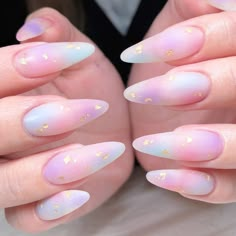 Green Nail Art Designs, Ombre Nails Design, Summer Nails Art, Pastel Nails Designs, Nails Art Designs, Witchy Nails, Green Nail Art, Pastel Nail, Asian Nails