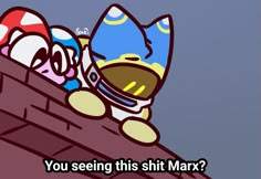 #taranza on Tumblr Magolor Wallpaper, Kirby Memes, Azumanga Daioh, Halloween House Party, Kirby Character, Meta Knight, Cartoon Video Games, Kirby Art