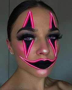 63 Trendy Clown Makeup Ideas for Halloween 2020 | Page 5 of 6 | StayGlam Maquillage Halloween Simple, Makeup Clown