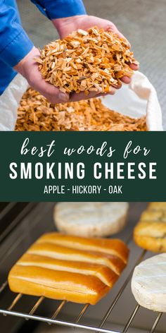 Make the best cold smoked cheese with these best smoking woods. Delicious mild woods including applewood, hickory, and oak. Get the best smoking wood for cheese today. Cold Smoked Cheese, Government Cheese, Bbq Techniques, Homemade Cheeses, Smoked Jerky, Smoked Ham Recipe, Smoker Ideas, Smoked Recipes, Pellet Smoker