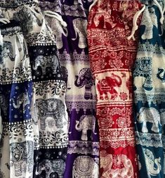 Comfortable and cute for chilling times Pantalon Thai, Elephant Pants, Lucky Elephant, Free Size, Thailand, Elephant, Adult Outfits, Gender Neutral, Trousers