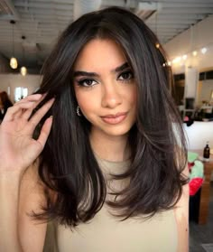 Bang Ideas, Hairstyles For Layered Hair, Haircuts For Medium Hair, Haircuts Straight Hair, Haircut For Thick Hair, Haircuts For Long Hair, Medium Hair Cuts, Long Hair Cuts, Homecoming Hairstyles