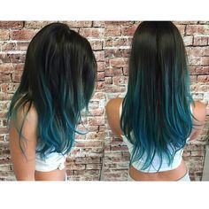 Teal Hair Inspiration, Auburn And Teal Hair, Brown Hair Teal Highlights, Half Teal Half Black Hair, Teal Peekaboo, Black And Teal Hair Peekaboo, Turquoise Hair Highlights, Black Hair Teal Money Piece, Teal Money Piece Hair