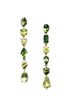 Custom one-of-a-kind mixed gem drop earrings. I will reach out after purchase to start the design process for your custom earrings. Together we will create the perfect assortment of gems for your big day! The earrings pictured are not for sale. Green Multi-stone Drop Earrings, Green Briolette Earrings For Wedding, Elegant Multi-stone Long Drop Jewelry, Elegant Long Drop Multi-stone Jewelry, Fine Jewelry Multi-stone Drop Earrings, Gem Drop Earrings, Phone Items, Custom Earrings, Emerald Earrings