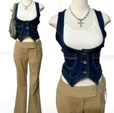 Earthy Outfits, 2000s Fashion Outfits, Alternative Outfits, 2000s Fashion, Mode Vintage