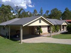 a house with solar panels on the roof