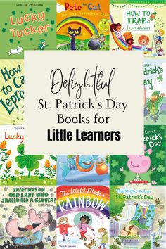 children's books about st patrick's day for little learners with title overlay