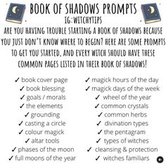 Starting Book Of Shadows, Bujo Book Of Shadows, Book Of Shadows Notes, Book Of Shadows Vs Book Of Mirrors, Book Of Shadows Art Journal Pages, Starting A Book Of Shadows, Book Of Shadows Index Page