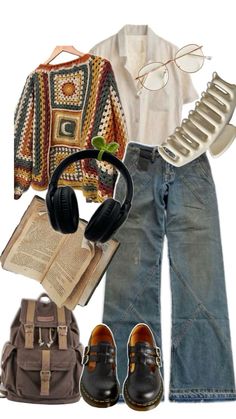 #alternative #alternativefashion #pinterest Look 80s, Look Boho Chic, Moda Hippie, Earthy Outfits, Estilo Hippie, Funky Outfits, Swaggy Outfits, Mode Inspo, Hippie Outfits