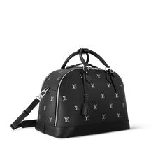 LOUIS VUITTON® - Alma Duffle - Black Silver Louis Vuttion Bed Set, Alma Louis Vuitton, Louis Vuitton Official Website, Leather Travel Bag, Louis Vuitton Official, Pharrell Williams, Leather Travel, Mens Spring, 2024 Collection