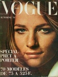 a magazine cover with a woman's face on it