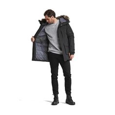 Didriksons Marcel Mens Parka 3 | Black – SBPROSPORT