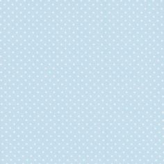 a blue background with white polka dots