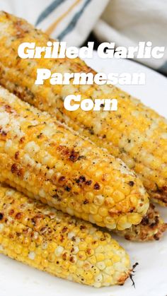 grilled corn on the cob with parmesan cheese