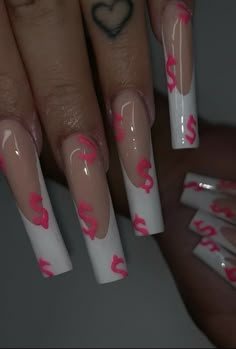 Long Acrylic Nail Designs, Glow Nails, Acrylic Nails Coffin Pink, Long Square Acrylic Nails, Bling Acrylic Nails, Acrylic Nails Coffin Short