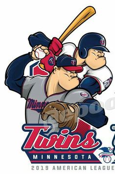 the minnesota twins baseball team is depicted in this logo design for their 2013 american league season